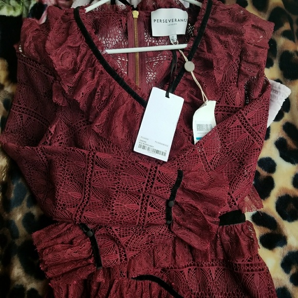NWT Rare Gorgeous Perseverance Multi Ruffle Dress - Picture 7 of 7
